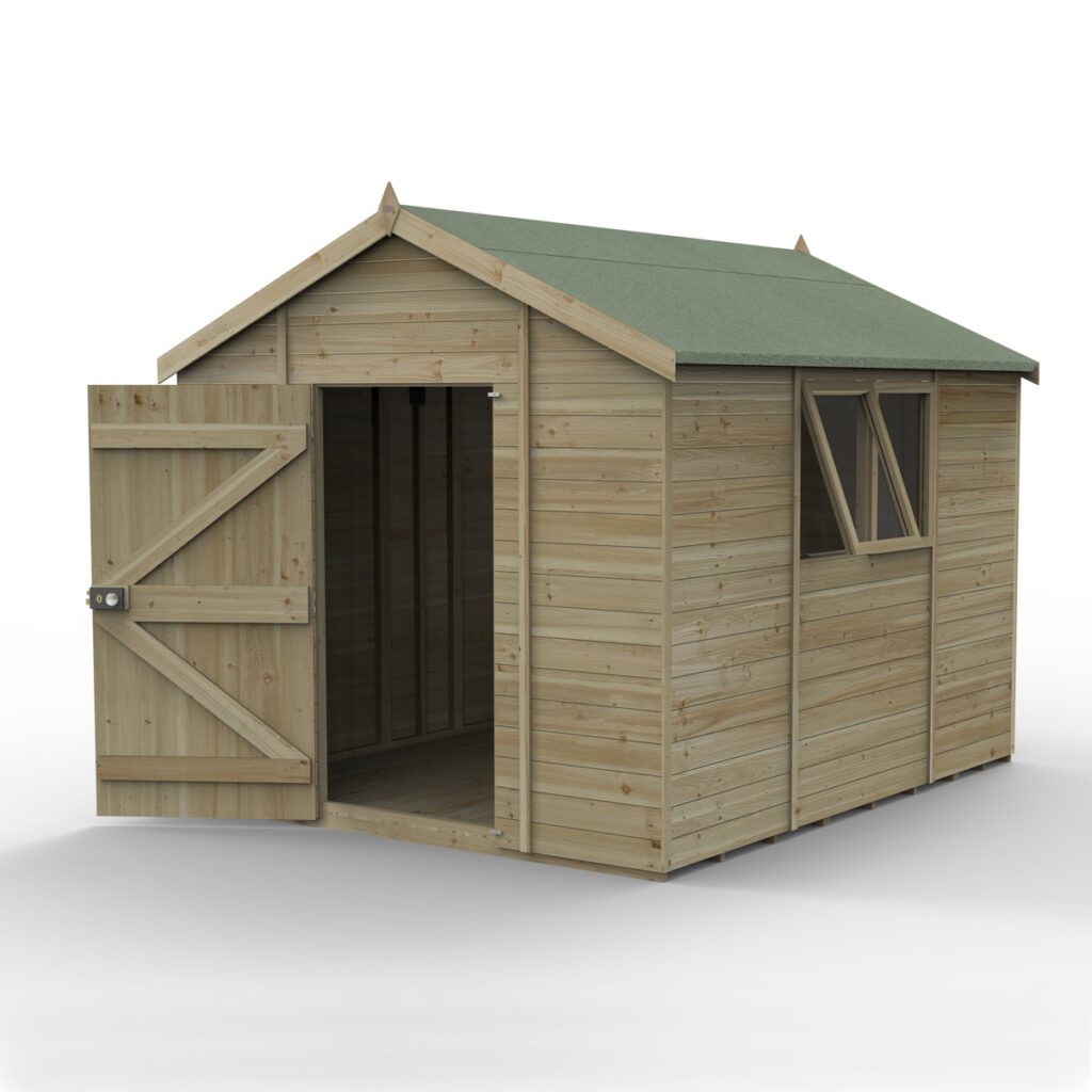 Timberdale 10×8 Apex Shed with Installation 5013053189047 2